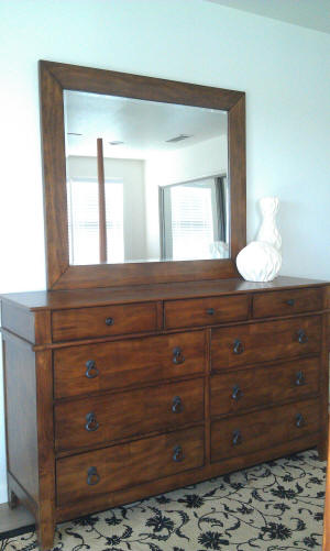 Tuscan Dresser - Decorating the Bedroom